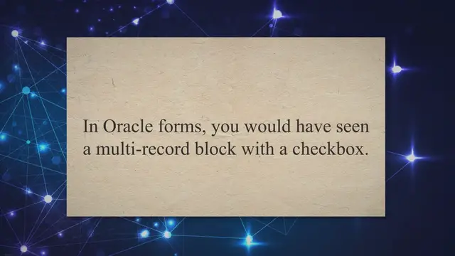 'Video thumbnail for How to Select Multiple Records in Oracle Apps Forms ( Multi-Select Check Box Tutorial)'