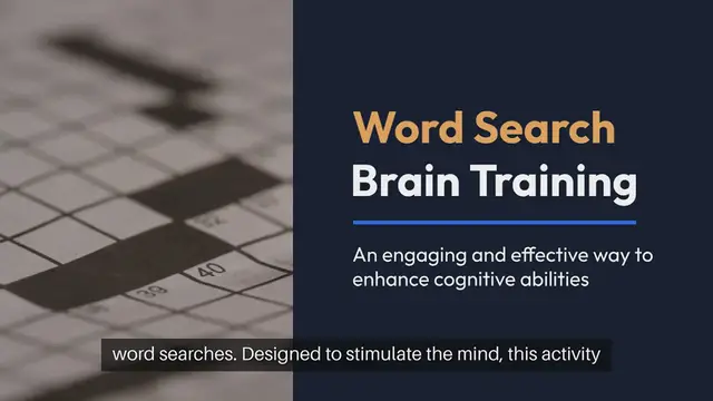 'Video thumbnail for Word Search Brain Training'