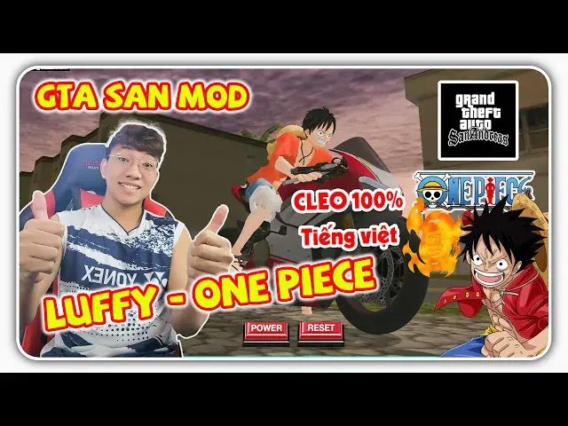 'Video thumbnail for [ CLEO GTA SA ] Mode Luffy đi tìm One Piece trong Gta San Mobile | L-N-P CHANNEL'