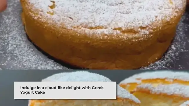 'Video thumbnail for Indulge in the Heavenly Lightness of Greek Yogurt Cake'