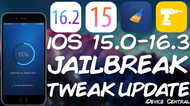 'Video thumbnail for iOS 16 - 16.3 JAILBREAK News: iCleaner Now RELEASED For iOS 16 & Tweak Updates'