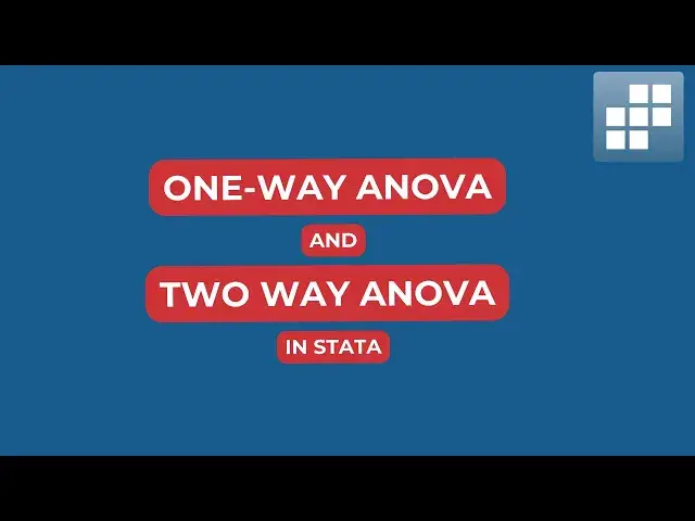 'Video thumbnail for How to Perform ANOVA in Stata | One-Way and Two-Way ANOVA'