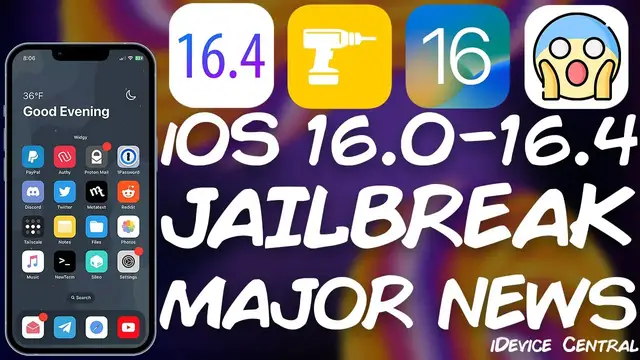 'Video thumbnail for iOS 16.0 - 16.4 MAJOR JAILBREAK News: Two POWERFUL JAILBREAK Vulns For All Devices (WebKit Too)'
