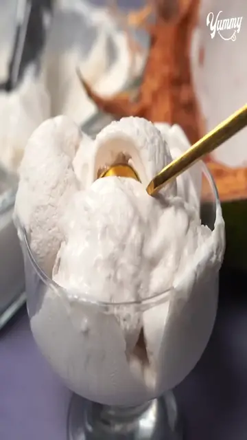 'Video thumbnail for Tender Coconut Ice Cream Recipe ¦ Homemade Coconut Ice Cream Recipe ¦ Yummy '