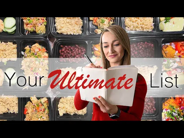 'Video thumbnail for Shopping List for a Week of Healthy Meal Prep'