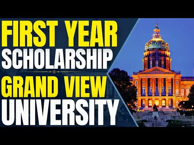 'Video thumbnail for First Year Student Scholarship at Grand View University | Study in the USA'