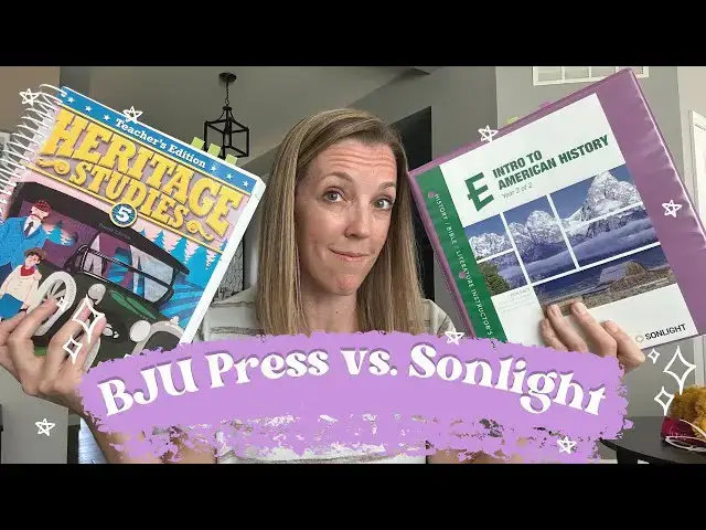 'Video thumbnail for BJU Press History vs Sonlight History // Which is best for you?'