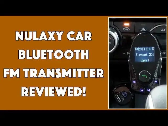 'Video thumbnail for The Nulaxy Bluetooth Car FM Transmitter - REVIEWED'
