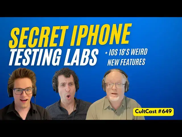 'Video thumbnail for Apple’s secret iPhone testing labs — and iOS 18’s WEIRD new features (CultCast #649)'