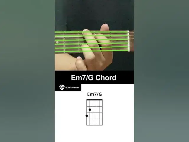 'Video thumbnail for How To Play The Em7/G Chord On Guitar - Guvna Guitars'