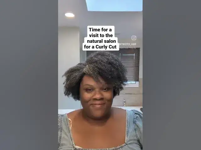 'Video thumbnail for ✂️ Curly cut Salon Visit #naturalhairjourney #haircare #teamnatural #seesomecurls #cutitkinky'