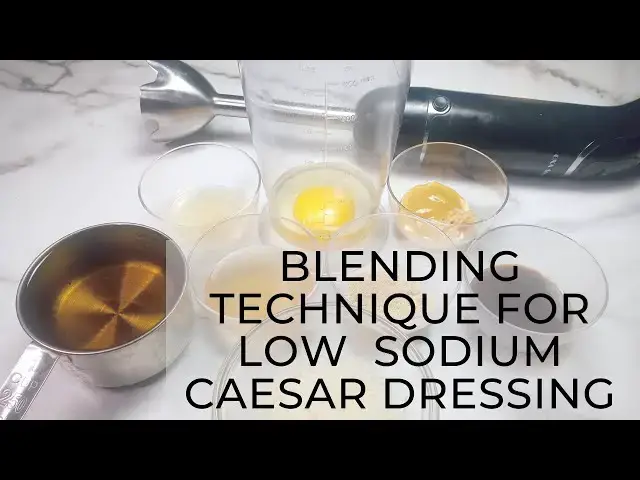 'Video thumbnail for Making Caesar salad dressing'