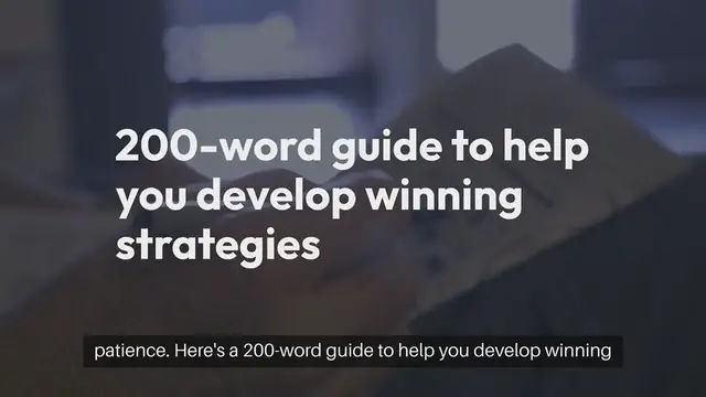 'Video thumbnail for Word Search Winning Strategies'