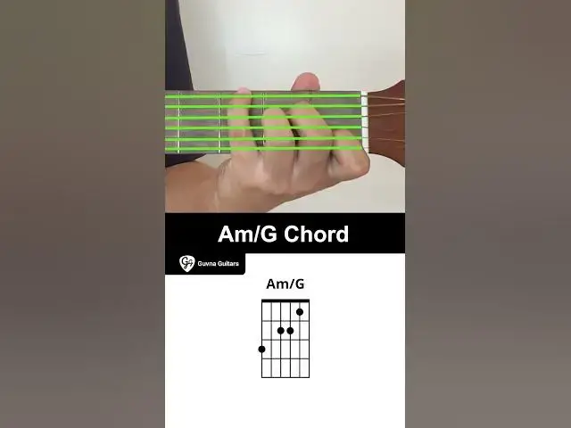 'Video thumbnail for How To Play The Am/G Chord On Guitar - Guvna Guitars'