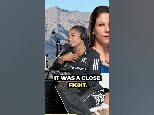 'Video thumbnail for Rosa is climbing the bantamweight ladder 🪜 what do you think is next for her? #mma #podcast #ufc'