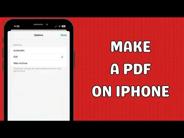 'Video thumbnail for How to make a PDF on an iPhone'