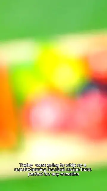 'Video thumbnail for mocktail recipe'