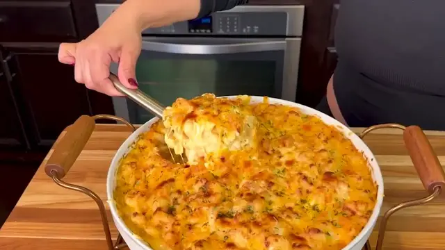 'Video thumbnail for Creamy Baked Mac and Cheese Recipe (Better Than Boxed!) | Ultimate Comfort Food 🧀'