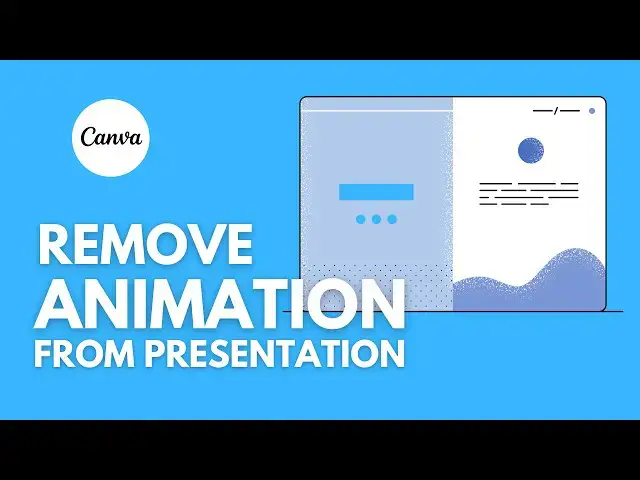 'Video thumbnail for How to Remove Animations From a Presentation in Canva (Quick Tutorial For Beginners)'