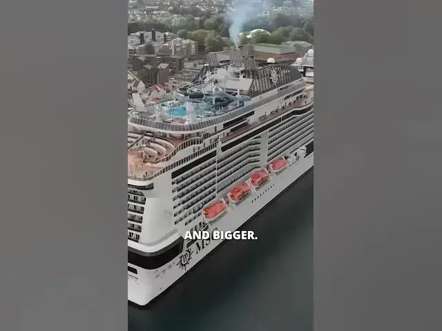 'Video thumbnail for How Much Bigger Can Cruise Ships Get? #shorts'