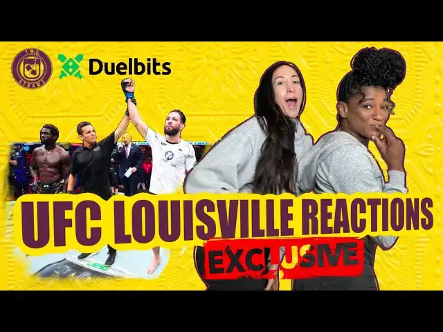 'Video thumbnail for UFC Louisville Reactions with UFC Strawweights Angela Hill and Jessica Penne, BONUS STUFF'