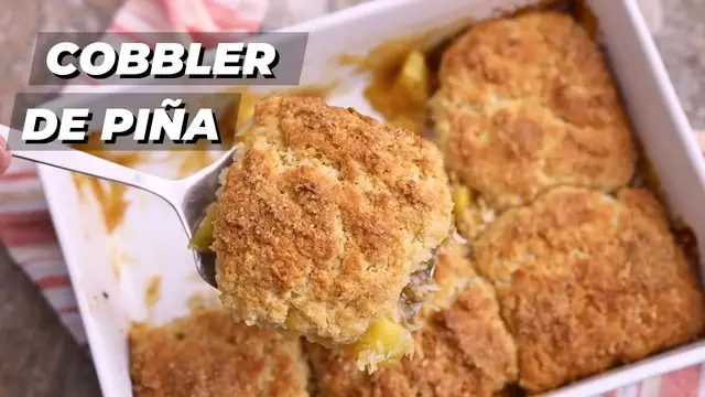 'Video thumbnail for Como Hacer Cobbler de Piña'