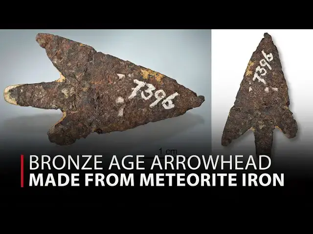 'Video thumbnail for Bronze Age Arrowhead Made from Meteorite Iron: An Incredible Discovery | 12am News'