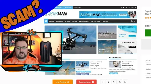 'Video thumbnail for Acme Theme Review - What Money Back Guarantee ? (SuperMag)'