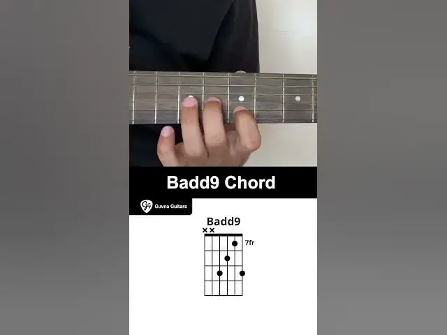 'Video thumbnail for How To Play The Badd9 Chord On Guitar - Guvna Guitars'