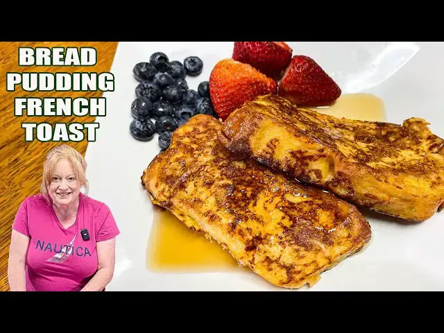 'Video thumbnail for BREAD PUDDING FRENCH TOAST'