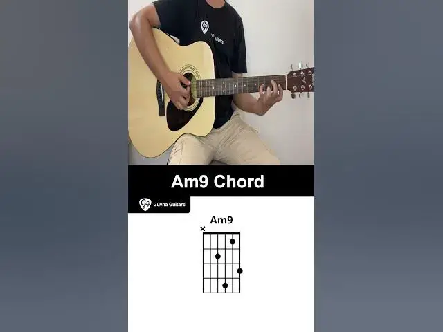 'Video thumbnail for How To Play The Am9 Chord On Guitar - Guvna Guitars.'