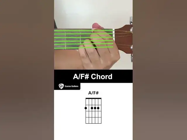 'Video thumbnail for How To Play The A/F# Chord On Guitar - Guvna Guitars'