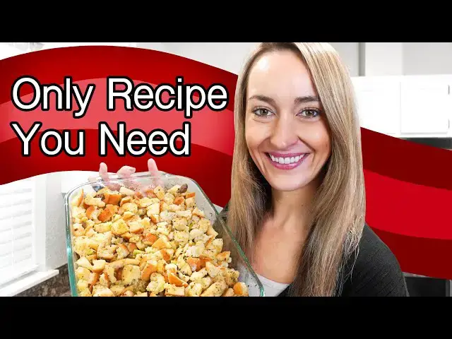 'Video thumbnail for Best Homemade Stuffing Recipe (Just a Few Simple Ingredients)'
