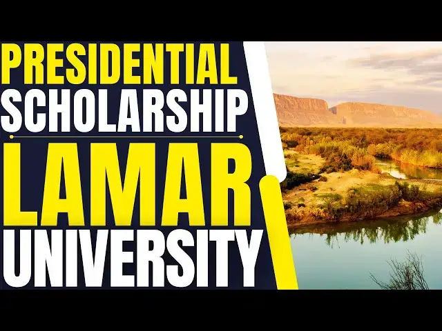 'Video thumbnail for Presidential Scholarship at Lamar University | Study in the United States'