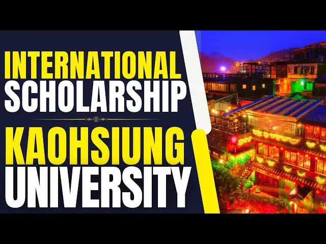 'Video thumbnail for International Student Scholarship at Kaohsiung Medical University | Study in Taiwan'
