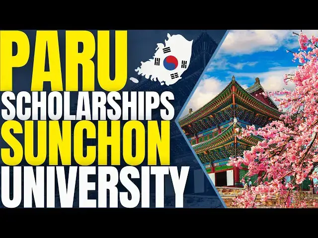 'Video thumbnail for Paru Scholarships at Sunchon National University | Study in South Korea'