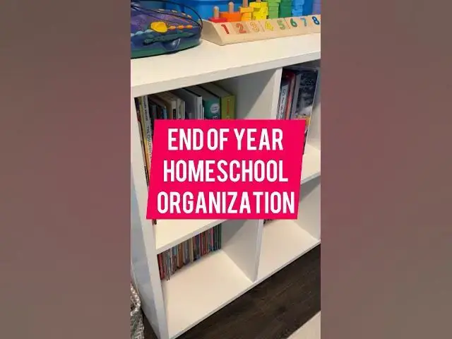 'Video thumbnail for End-of-year HOMESCHOOL ORGANIZATION 🙌🏻 #homeschooling #homeschool #homeschoolmom #homeschoollife'