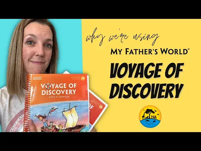'Video thumbnail for Preschool Homeschool Curriculum Pick || My Father's World VOYAGE OF DISCOVERY'