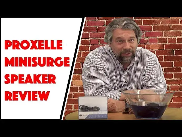 'Video thumbnail for The Tiny Proxelle MiniSurge Waterproof Bluetooth Speaker -- Reviewed!'