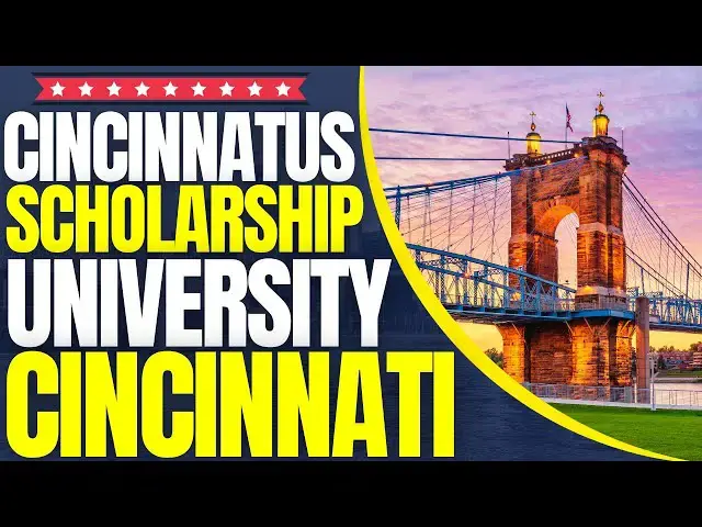 'Video thumbnail for Cincinnatus Scholarship at University of Cincinnati | Study in the USA'