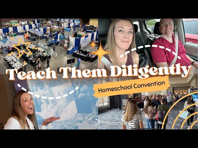 'Video thumbnail for HOMESCHOOL MOM VLOG | Homeschool Convention | Teach Them Diligently 2024'