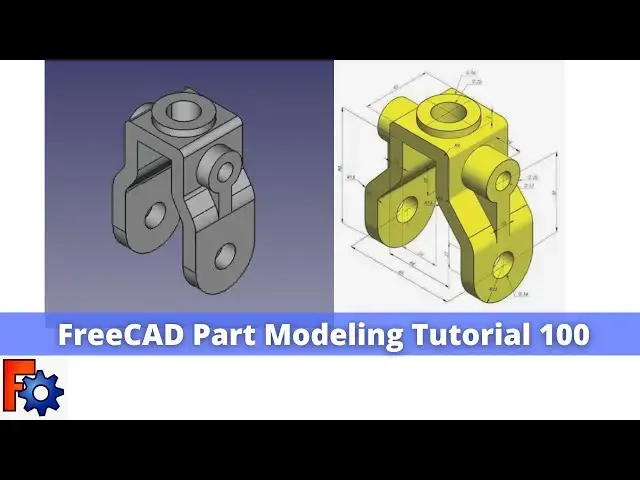 'Video thumbnail for FreeCAD Part Modeling Tutorial 100'