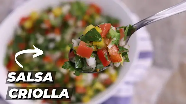 'Video thumbnail for Como Hacer Salsa Criolla Argentina'
