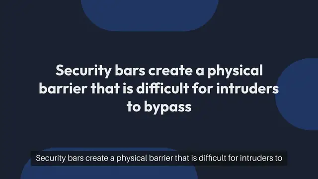 'Video thumbnail for Benefits of Installing Window Security Bars'