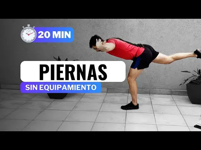 'Video thumbnail for 20 MIN RUTINA DE PIERNAS SIN EQUIPAMIENTO | Entrena en Casa'