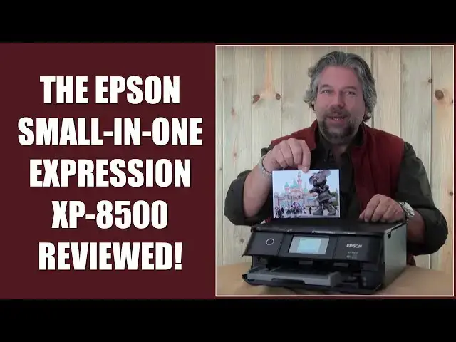 'Video thumbnail for Epson Small-In-One Expression XP-8500 Color Photo Printer -- REVIEWED!'