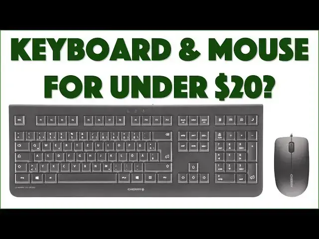 'Video thumbnail for Cherry DC 2000 Keyboard + Mouse Reviewed!'