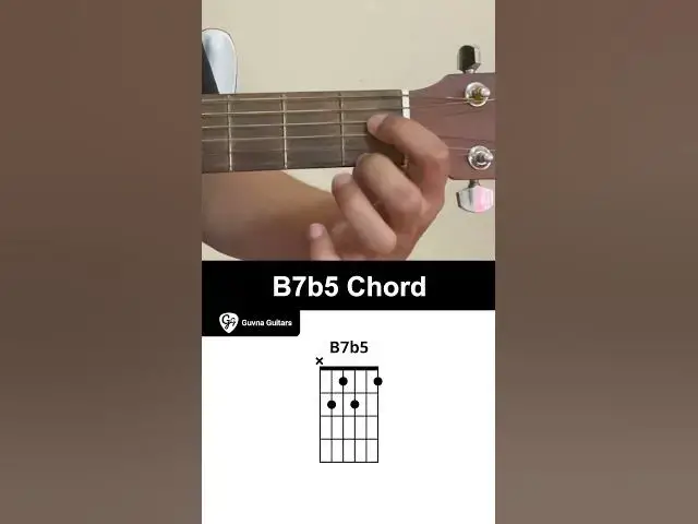 'Video thumbnail for How To Play The B7b5 Chord On Guitar - Guvna Guitars'