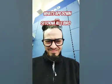 'Video thumbnail for #whatsapp #down a voi funziona??'