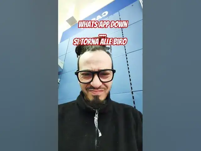 'Video thumbnail for #whatsapp #down a voi funziona??'